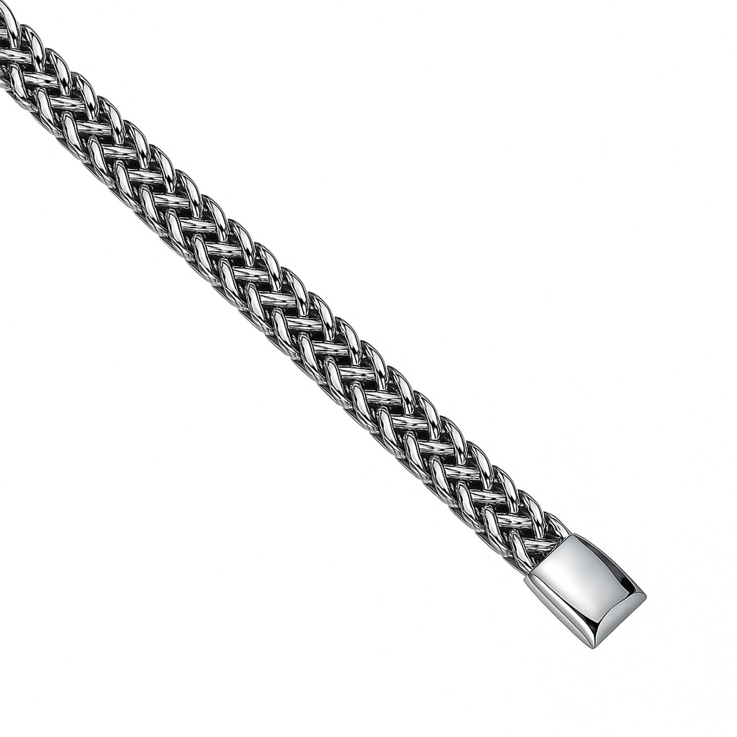 Pulseira masculina em aço com fecho magnético – ARGUS by Kaya and Olivia