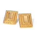 Ada Textured Geometric Stud - Kaya&Olivia