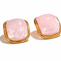 Juno — Candy Stone Studs - Kaya&Olivia