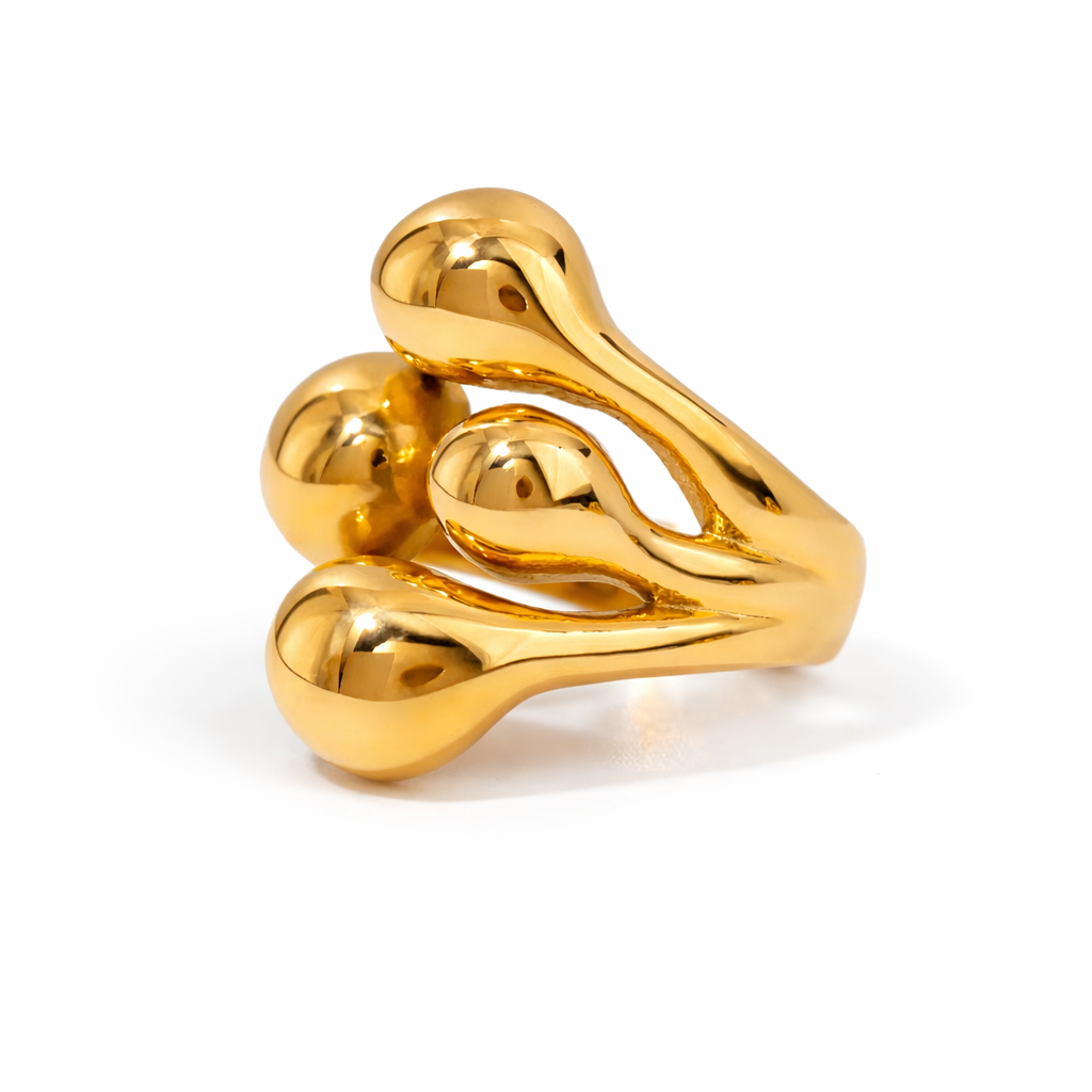 Orbit ring by Kaya & Olivia — circular orbital form, contemporary minimalist