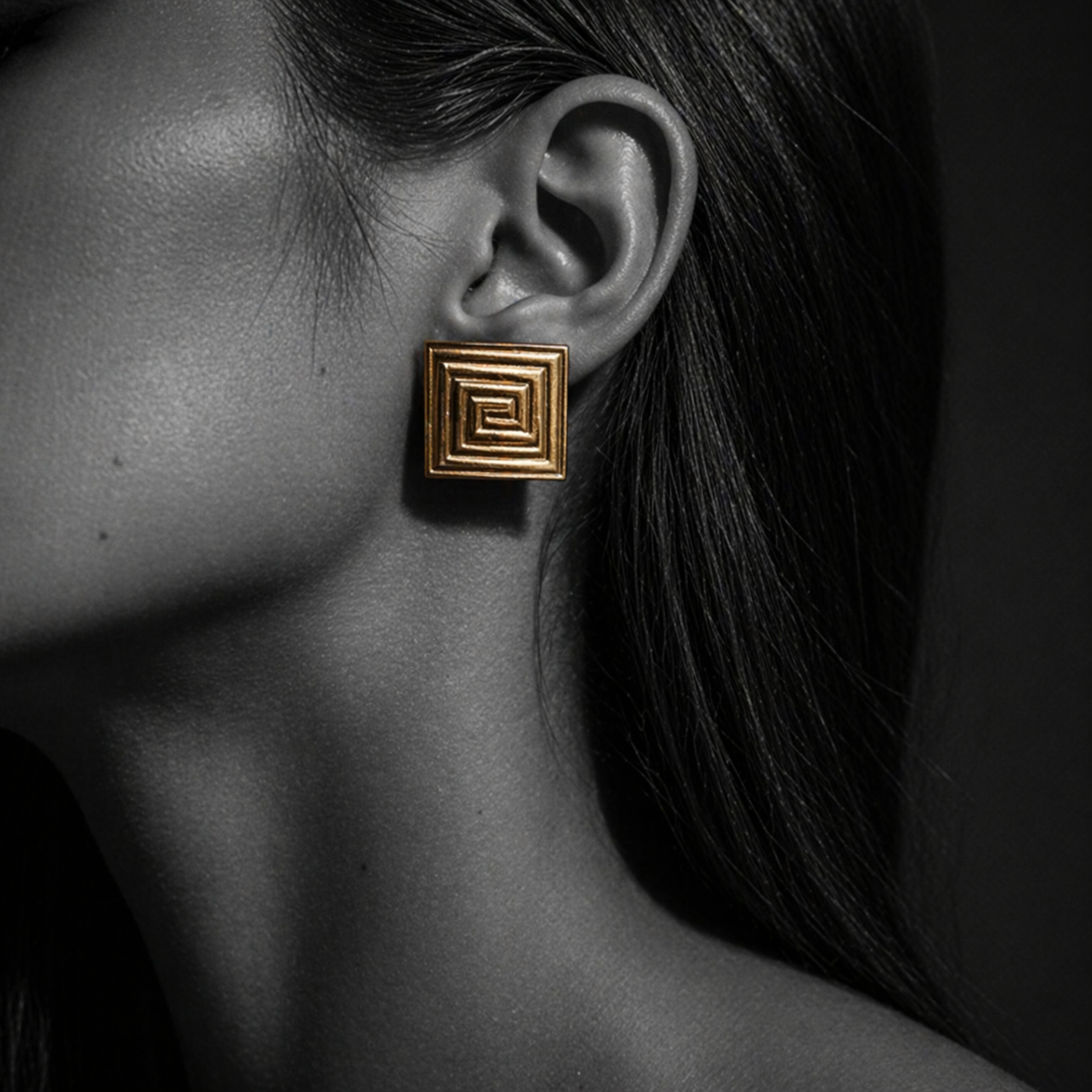 Athena — Brincos Geométricos Esculturais - Kaya&Olivia