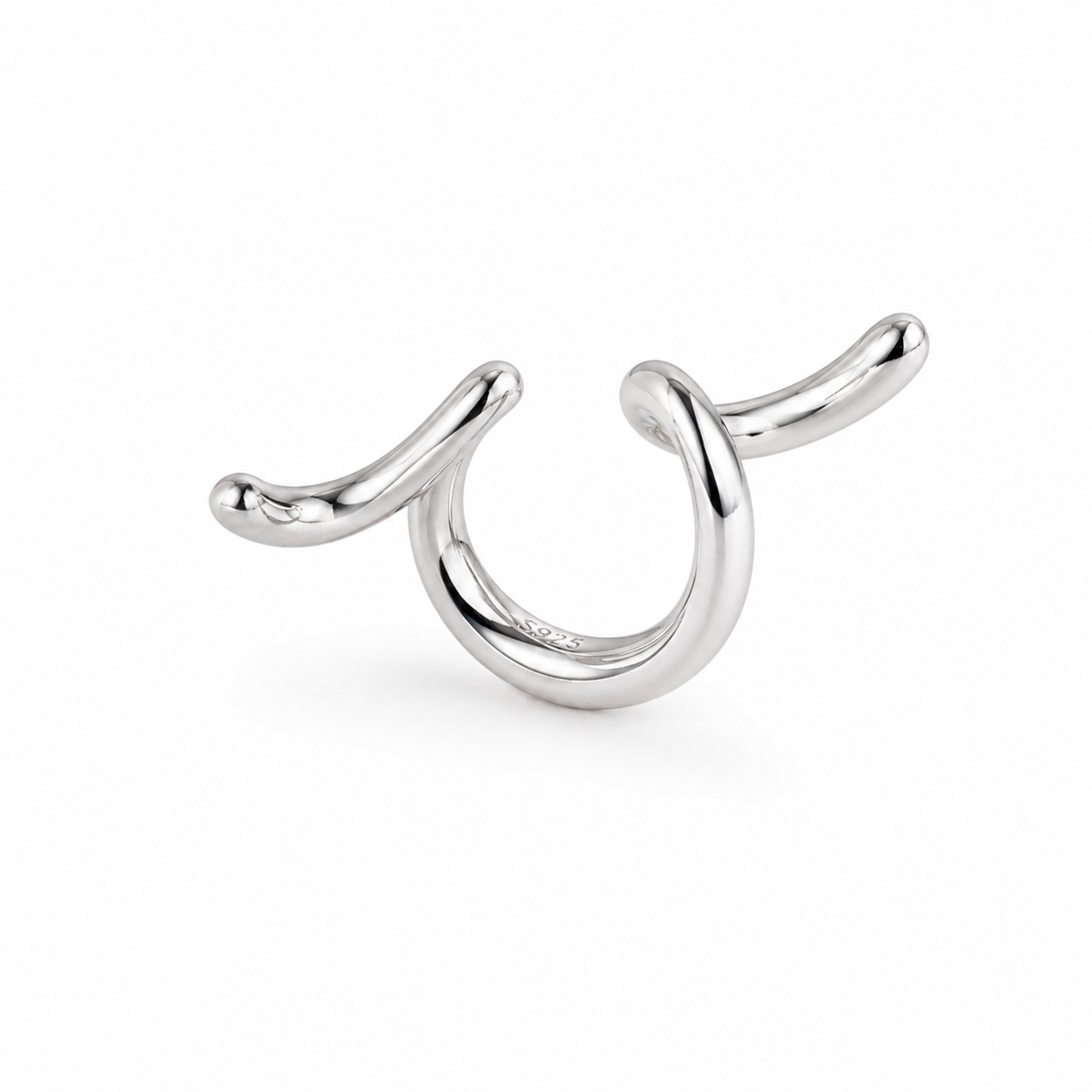 Ziva earcuff by Kaya & Olivia — sculptural statement earcuff, contemporary design